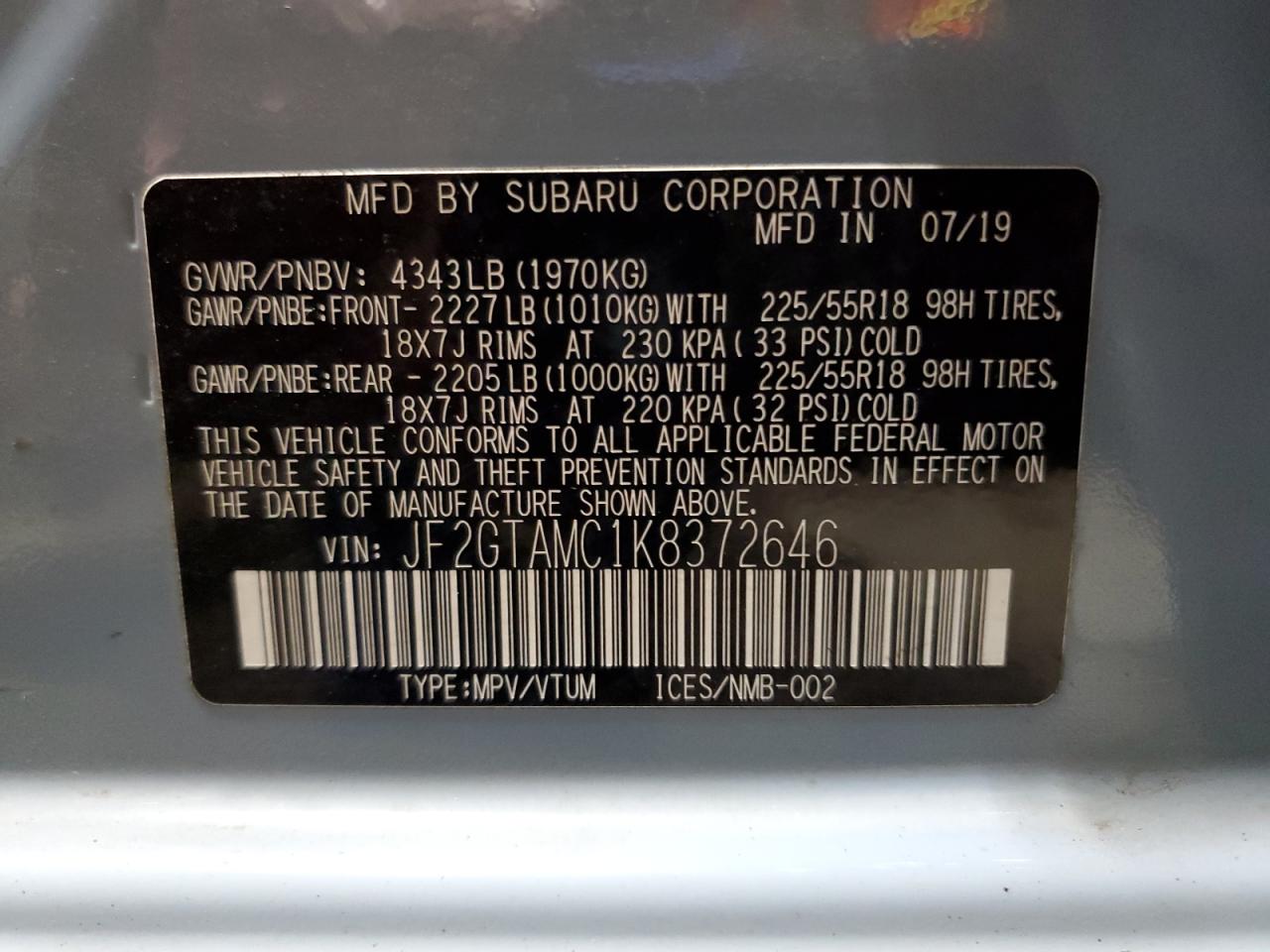 Subaru Crosstrek Limited Image 10