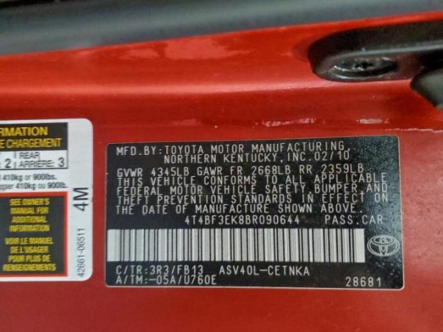 Toyota Camry Base Image 6