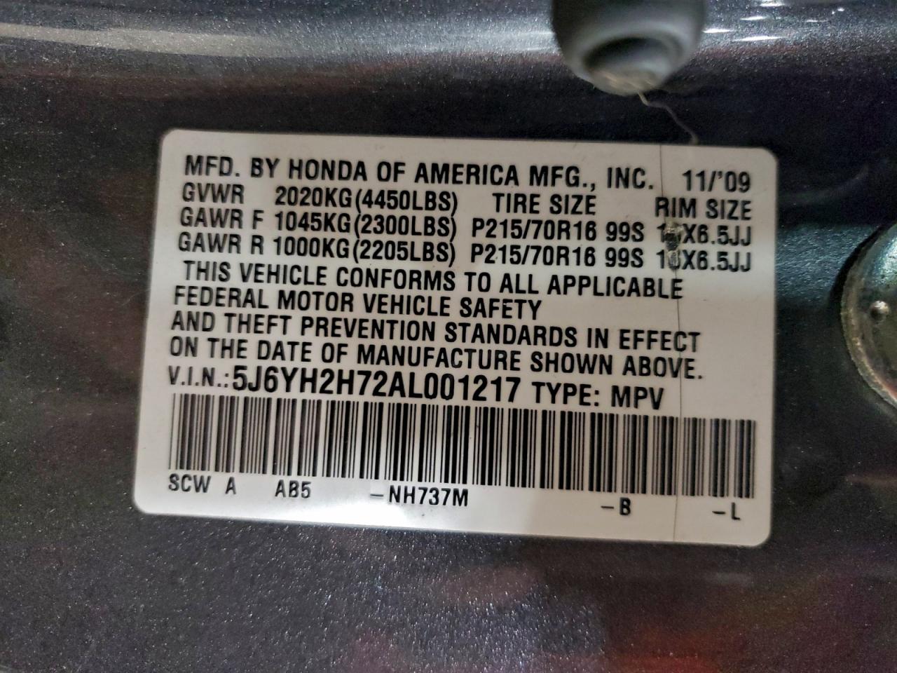 Honda Element Ex Image 12