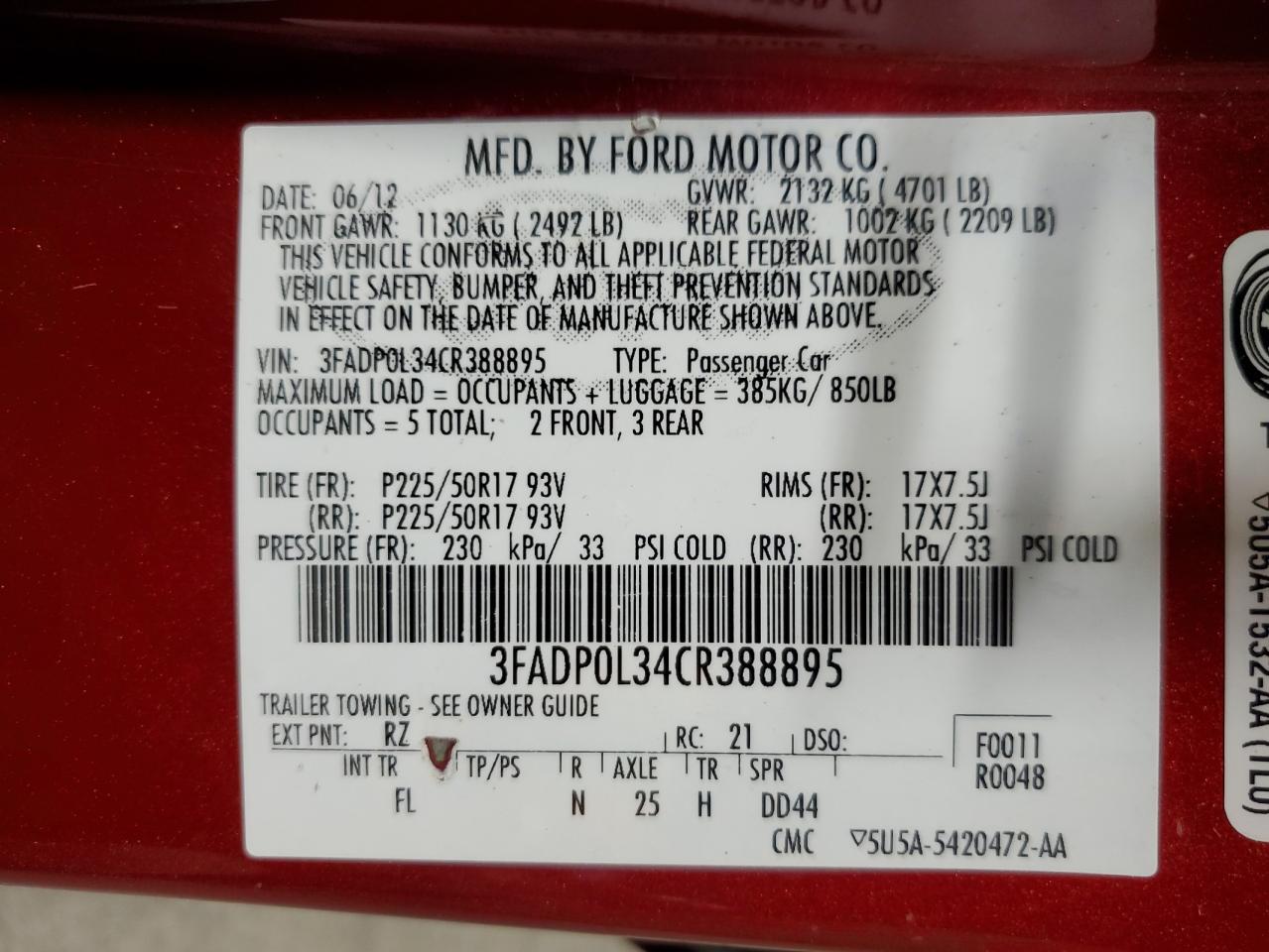 Ford Fusion Hybrid Image 10