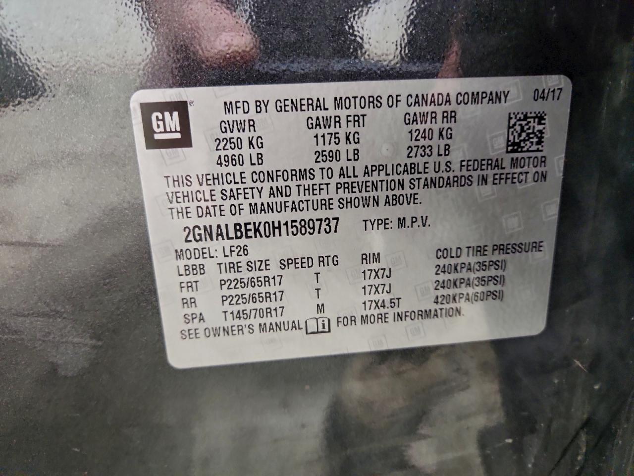 Chevrolet Equinox Ls Image 10