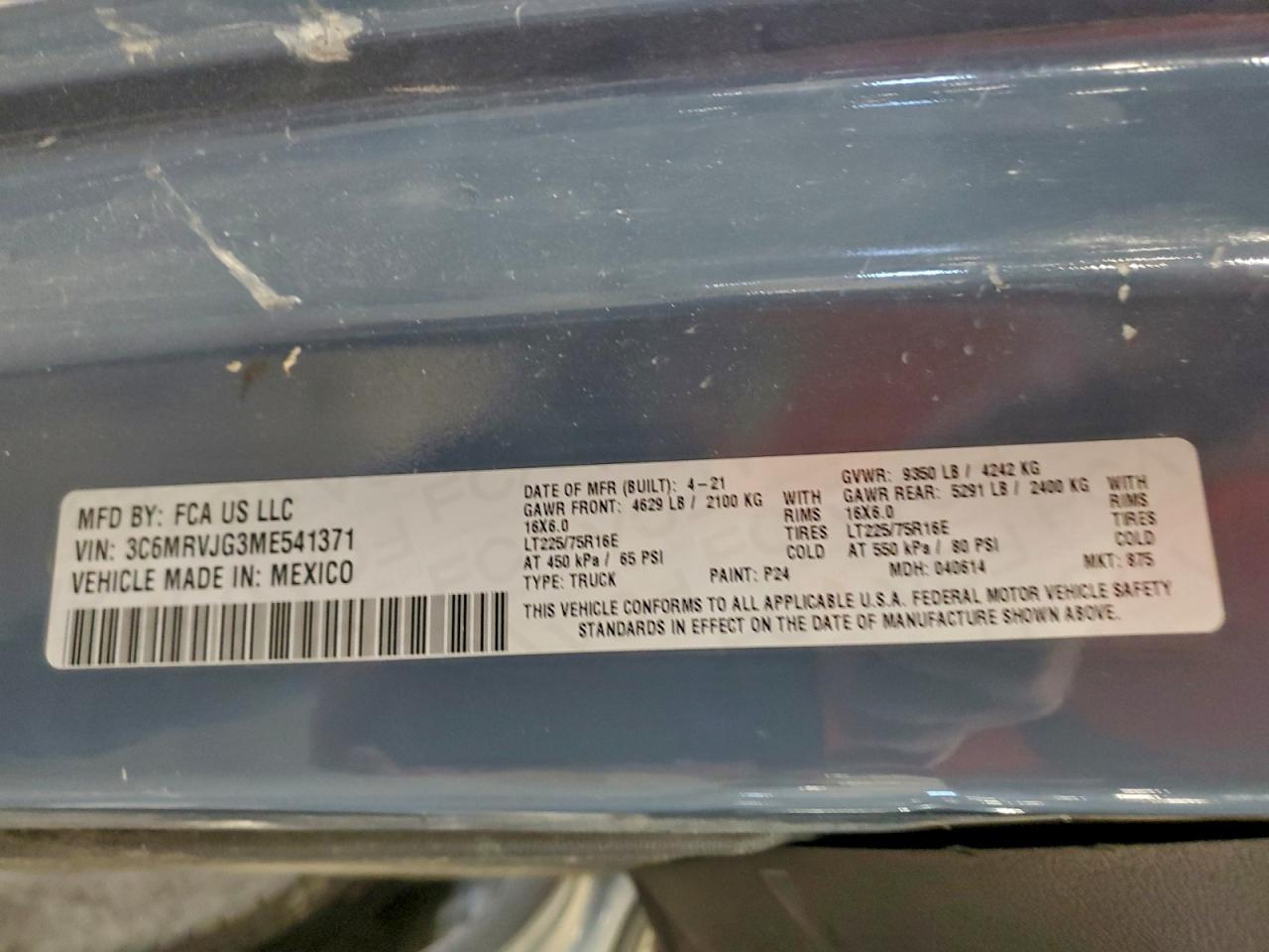 Ram Promaster 3500 High Image 13