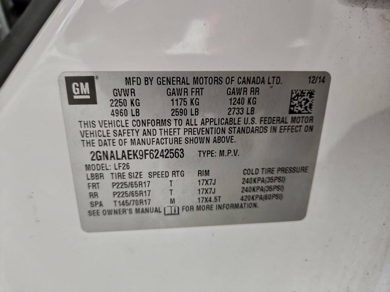 Chevrolet Equinox Ls Image 8