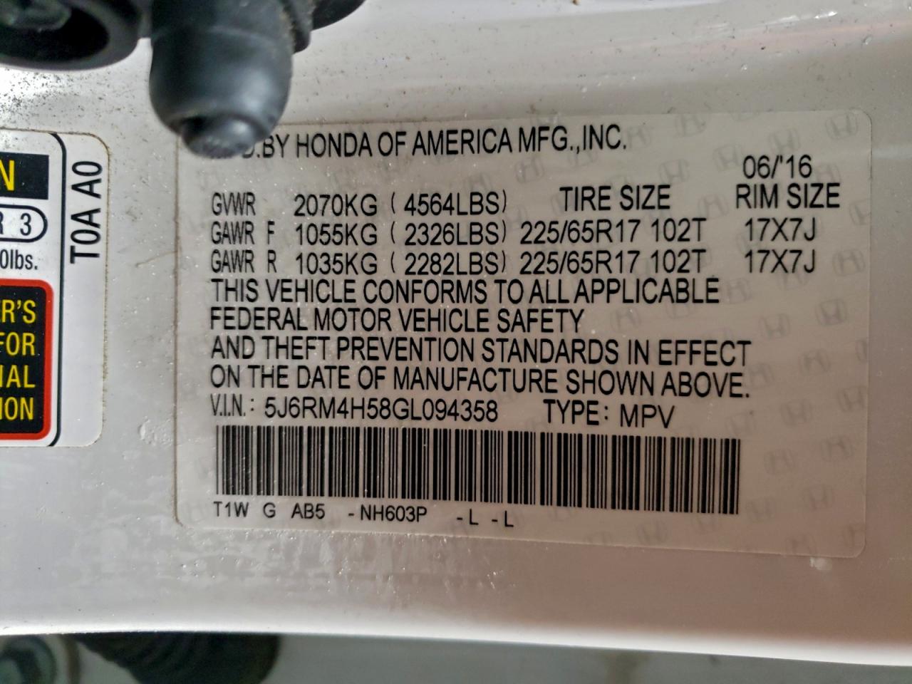 Honda Crv Ex Image 12