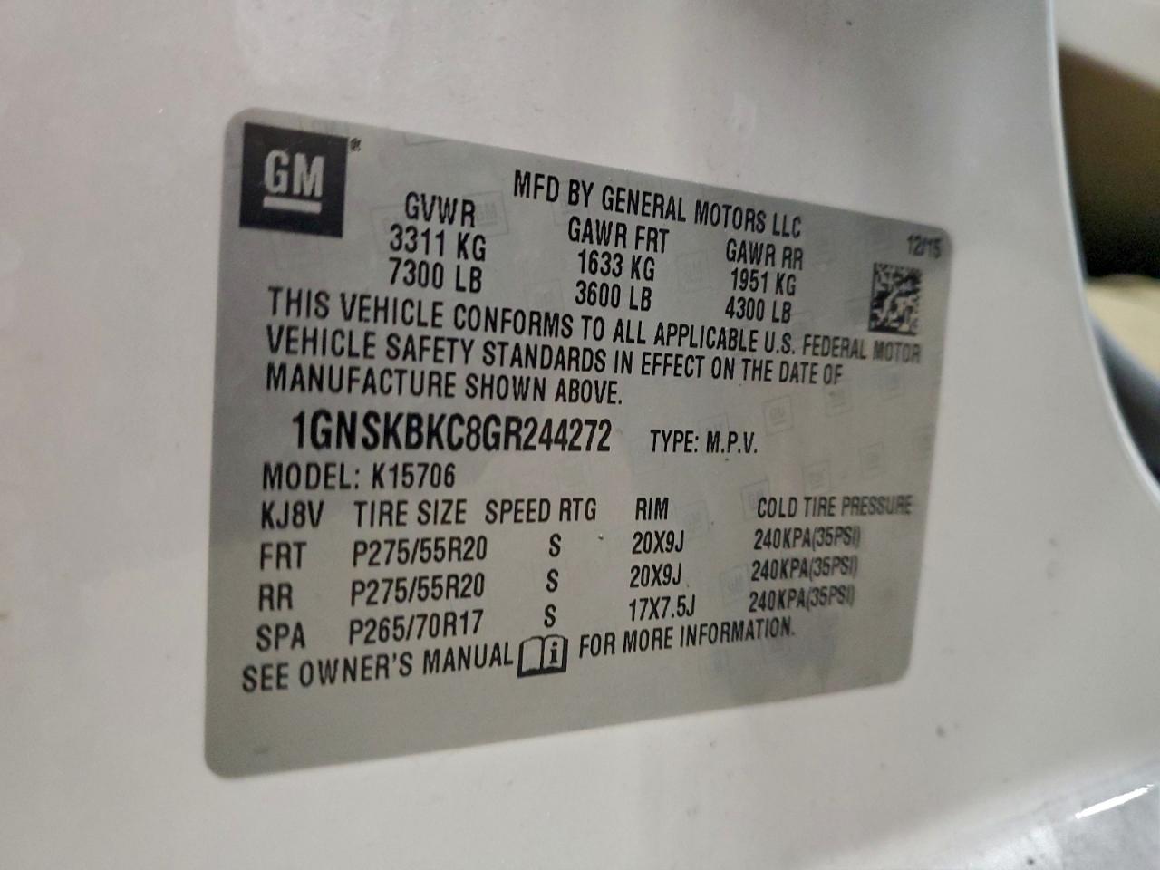 Chevrolet Tahoe K1500 Lt Image 12